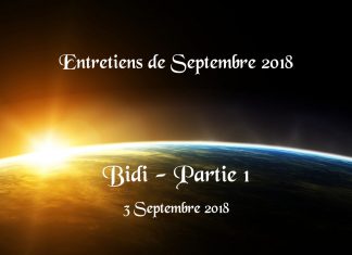 Entretiens de Septembre 2018 – BIDI – # 1
