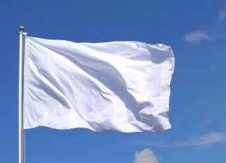 Être Multidimensionnel arborant le drapeau de la Paix Universelle