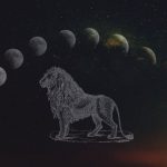 Lune de sang en Lion