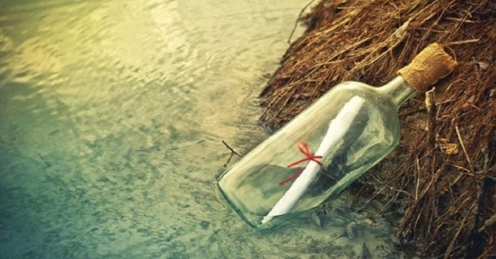 message dans bouteille