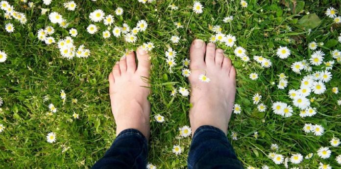 pieds nus marguerites