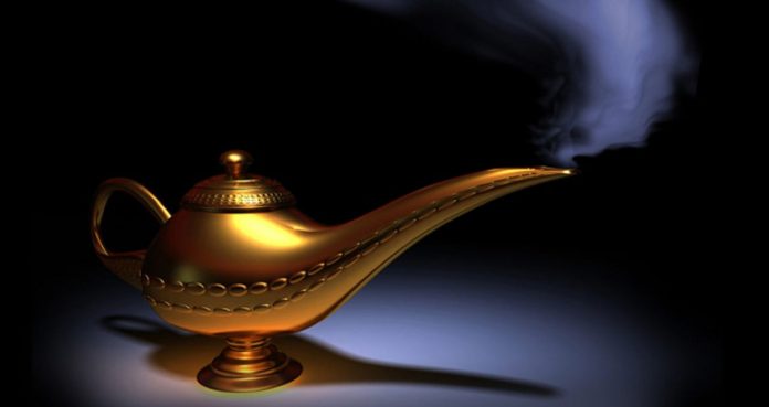 génie dans une bouteille