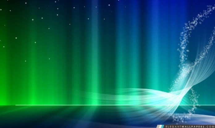 aurore boreal- 9e rayon- vert bleu