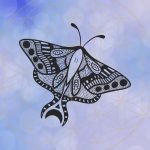 papillon – fleur de vie