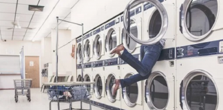 Comme dans le tambour d’une machine à laver…!