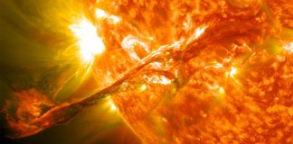 Une puissante éjection solaire qui se dirige droit sur la planète en ce moment