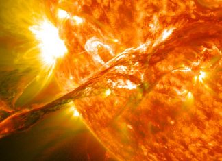 Une puissante éjection solaire qui se dirige droit sur la planète en ce moment
