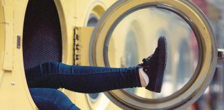 Vous êtes dans le tambour de la machine